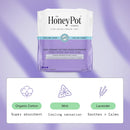 THE HONEY POT - Herbal Overnight Pads - 12 Count