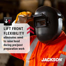 Jackson Safety PL 280 Pipeline Welding Hood - Flip Front Welding Helmet - Shade 10, ANSI Z87.1 (Multiple Headgear Styles and Colors)