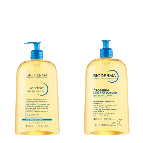 Bioderma Atoderm Shower Oil Cleansing Oil Body Wash for Very Dry to Eczema
