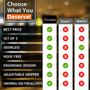 Grip Strengthener – 5-60 kg Adjustable Hand Exerciser Forearm Strengthener with E-Book for Improved Strength & Grip Rehabilitation Exerciser for Strong Hand Wrist Arm