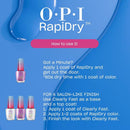 OPI Rapidry Nail Polish Speed of Bright Vegan Smudge-Proof Quick-Drying
