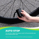 CYCPLUS Tiny Bicycle Pump with Gauge, Max 120 PSI Electric Mini Pump, Auto Stop, with Presta and Schrader Valve for E-Bike, MTB, and Road Bike AS2 PRO(2025 Updated Version)