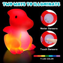Jiosdo Baby Bath Toys, 6 PCS Light Up Dinosaur Bath Toys for Babies, LED Kids Sensory Toys Baby Light Up Sensory Toys, Liquid Sensor Toddler Bath Toys Sensory Bath Toys for Autism