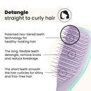 Tangle Teezer Ultimate Detangler Brush Mint Mini - Perfect For Detangling Hair