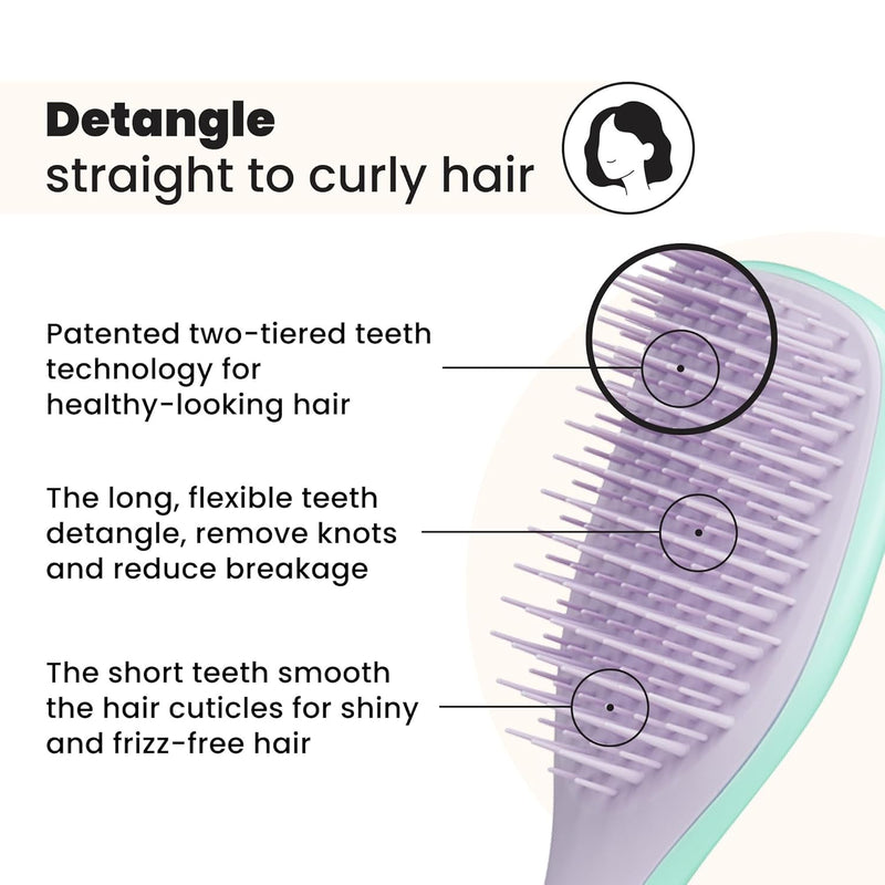 Tangle Teezer Ultimate Detangler Brush Mint Mini - Perfect For Detangling Hair