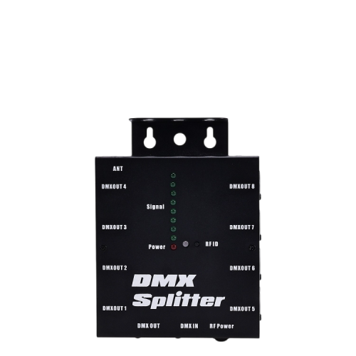 8-Channel Wireless DMX512 Signal Amplifier – 3-Pin Transmitter & Receiver Set for Stage Lighting