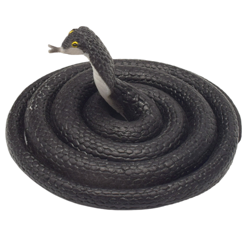8-Piece Realistic Rubber Snake Set – Scary Props & Bird Deterrent
