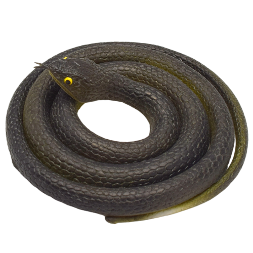 8-Piece Realistic Rubber Snake Set – Scary Props & Bird Deterrent