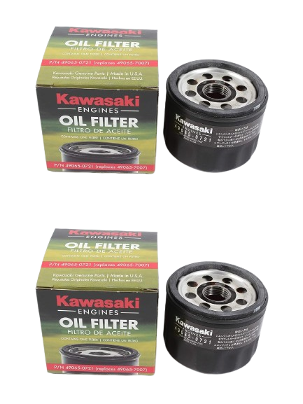 Kawasaki 49065-0721 Oil Filter Replaces 49065-7007 (2 Pack)