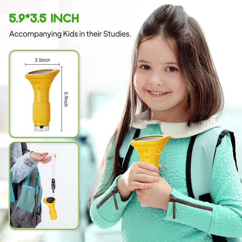 Kids Microscope - Ashfly 1000X Portable Microscope for Kids, Photo & Video Miniscope Pocket Microscope Gifts, Digital Screen | Ideal Toys for Boys Girls Age 3-12