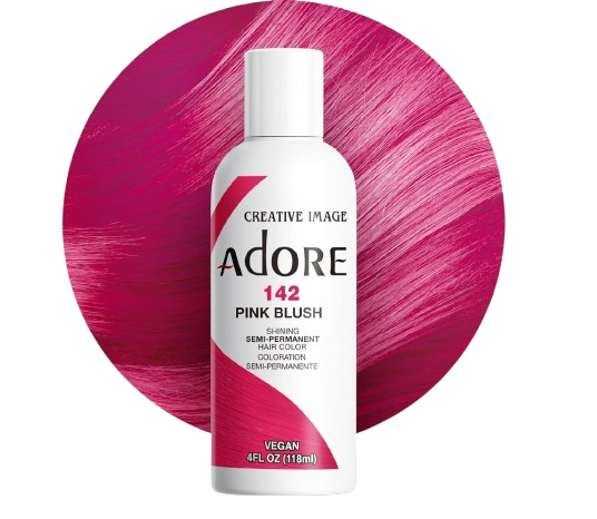 Adore Shining Semi-Permanent Hair Colour 142 Pink Blush 118ml