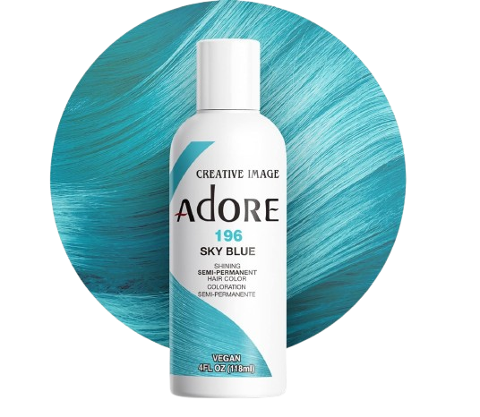 Adore Shining Semi-Permanent Hair Color 196 Sky Blue 118ml