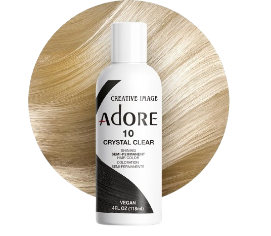 Adore Shining Semi-Permanent Hair Color 10 Crystal Clear