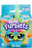 Furby Furblets Pix-Elle Mini Friend – 45+ Sounds Interactive Plush (Multicolor)