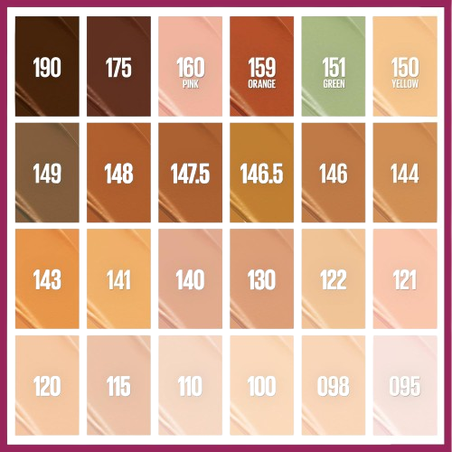 Maybelline Eraser Eye Perfect & Cover Concealer – Light, 6.8ml