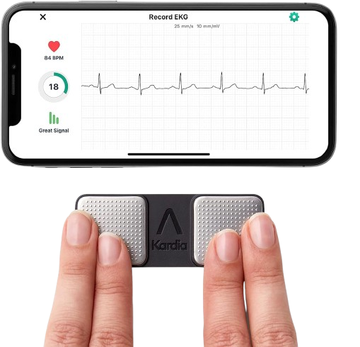 AliveCor KardiaMobile EKG Monitor – FDA Approved Cable-Free Device
