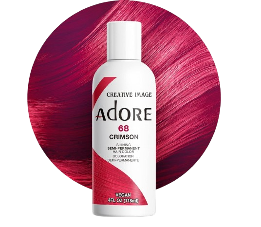 Adore Shining Semi-Permanent Hair Colour 68 Crimson 118ml