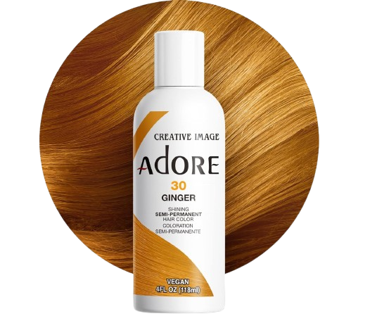 Adore Shining Semi-Permanent Hair Colour 30 Ginger Dark Brown 118ml