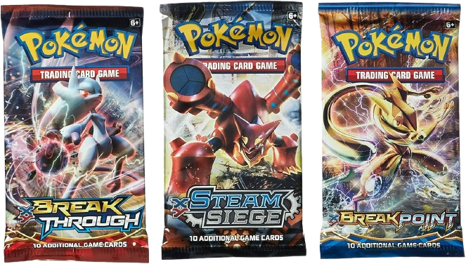 Pokemon TCG Value Pack - 3 Random Booster Packs, 30 Cards Total. Chance at Rares & Holofoils