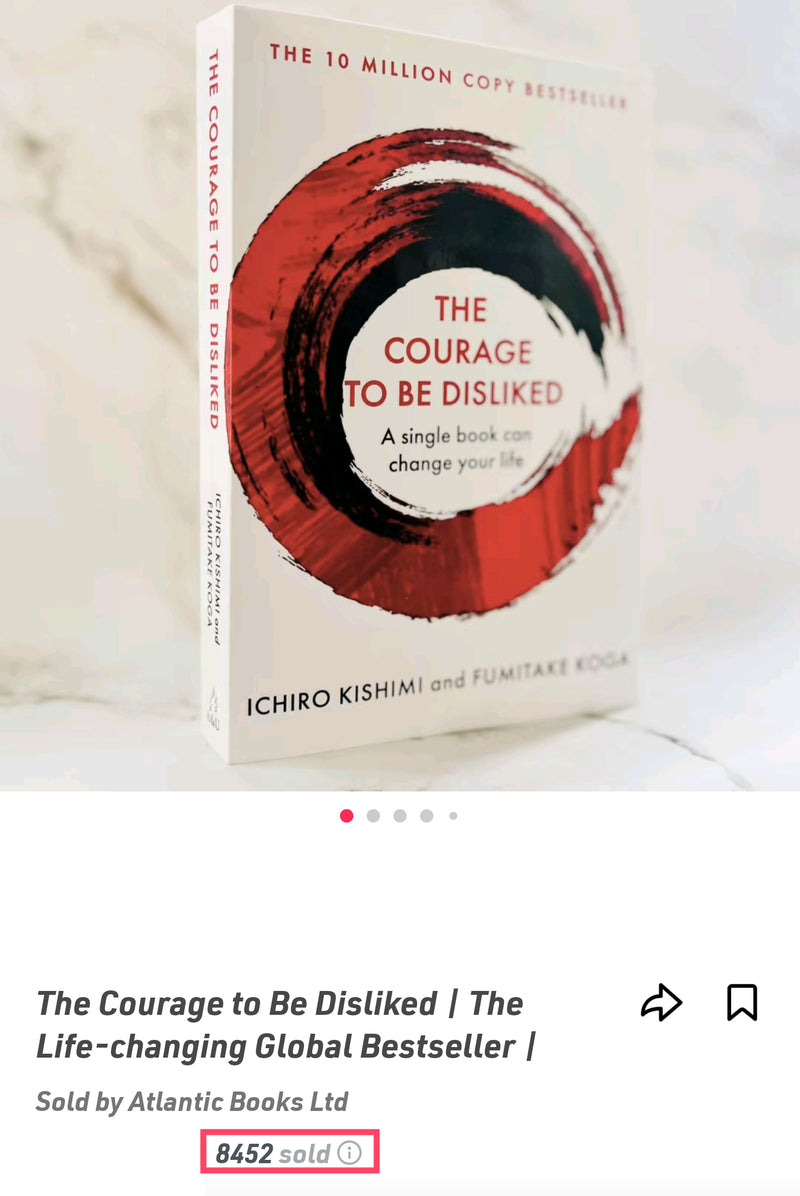 The Courage To Be Disliked: A single book can change your life (Courage To series) (Cover may vary) Paperback