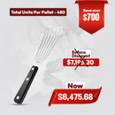 MIU Stainless Steel Fish Spatula – Flexible, Polished & Corrosion Resistant Turner