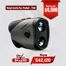 REDTIGER GolfVue Series 1 Pro Rangefinder – 1200Y Laser, 7X Zoom, Slope & Magnetic Mount