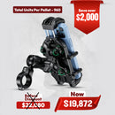 BRCOVAN Motorcycle Phone Mount – Anti Theft Holder with Vibration Dampener & Secure Lock