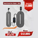 REDTIGER Dash Cam OBD Hardwire Kit – USB C 10ft Cable with Low Voltage Protection