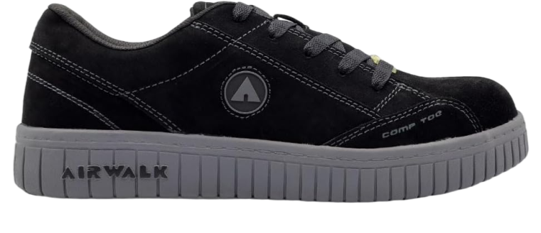 AIRWALK Men's Camino Shoes – Black/Grey & Tan/Sail, CT & CT EH