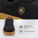 AIRWALK Men's Camino Shoes – Gray/Gray & Black/Gum, CT EH