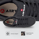 AIRWALK MEN'S DEUCE MID BLACK/BLACK CT EH