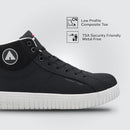 AIRWALK MEN'S DEUCE MID BLACK/WHITE CT EH