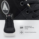 AIRWALK MEN'S DEUCE MID BLACK/WHITE CT EH