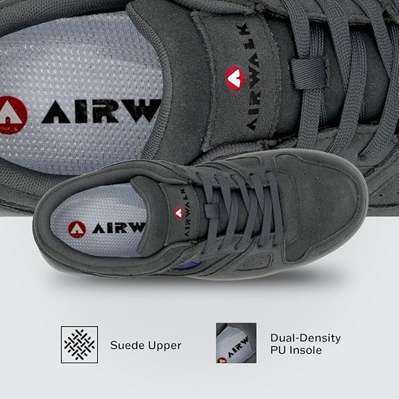 AIRWALK MEN'S MONGO CHARCOAL/GRAY CT EH