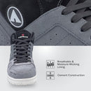 AIRWALK MEN'S MONGO MID GREY/WHITE CT EH