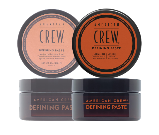 American Crew Defining Paste Medium Hold Low Shine Hair Styling Wax for Men 85g