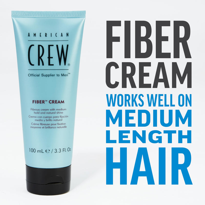American Crew Fiber Cream Medium Hold and Shine for Flexibility and Control