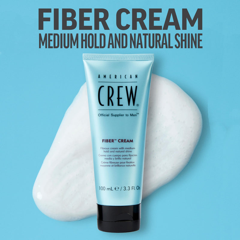 American Crew Fiber Cream Medium Hold and Shine for Flexibility and Control