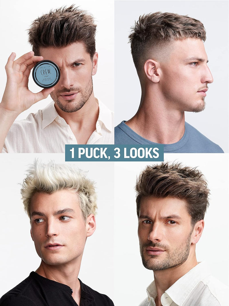 American Crew Fiber – High Hold, Low Shine Hair Styling Wax for Men (85g)