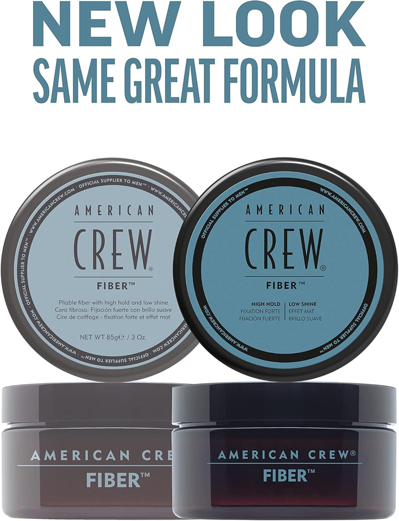American Crew Fiber – High Hold, Low Shine Hair Styling Wax for Men (85g)
