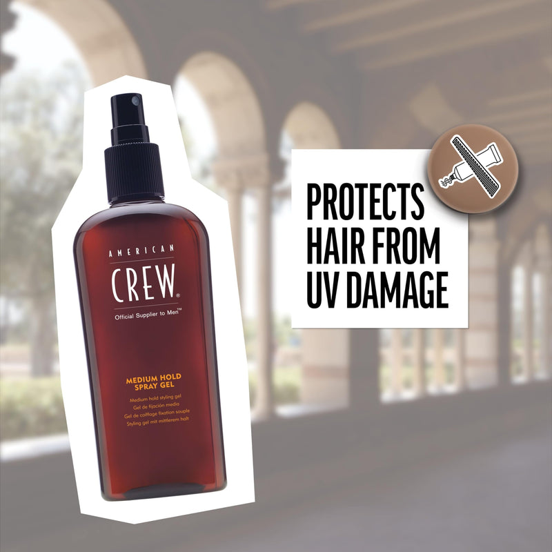 American Crew Spray Gel Medium Hold For Men 249.9ml 8.45oz