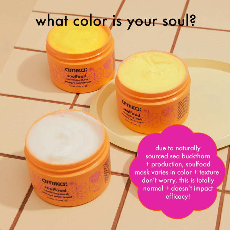 Amika Soulfood Nourishing Hair Mask Hydrating Hair Care for Dry Damaged Hair