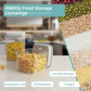 Ankou 1000ml Airtight Container Set – 4-Piece Stackable Food Storage Solution
