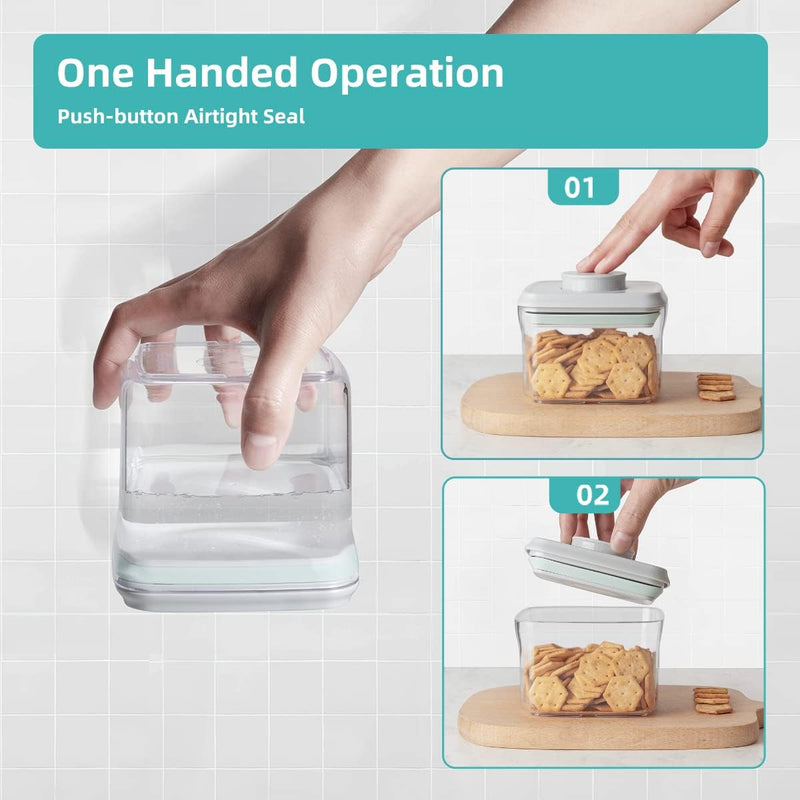 Ankou 1000ml Airtight Container Set – 4-Piece Stackable Food Storage Solution