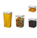 Ankou 12-Piece Pop Airtight Food Storage Containers – Stackable Kitchen Pantry Organizer