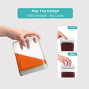 Ankou 12-Piece Pop Airtight Food Storage Containers – Stackable Kitchen Pantry Organizer