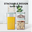 Ankou 3-Piece Airtight Food Storage Container Set – One-Touch Stackable Kitchen Organizers