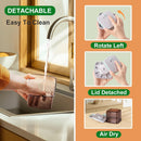 Ankou Airtight Formula Container – 1000ml/400g BPA-Free Milk Powder Dispenser, Dark Brown