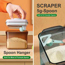 Ankou Airtight Formula Container – 1000ml/400g BPA-Free Milk Powder Dispenser, Dark Brown