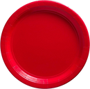 Apple Red Big Party Pack Paper Plates, 50 Ct